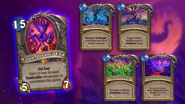 Hearthstone – powrót potężnych i uwielbianych legend, Hearthstone wraca do czasów Przedwiecznych Bogów. Nowy dodatek przywróci kultowe postacie z Warcrafta