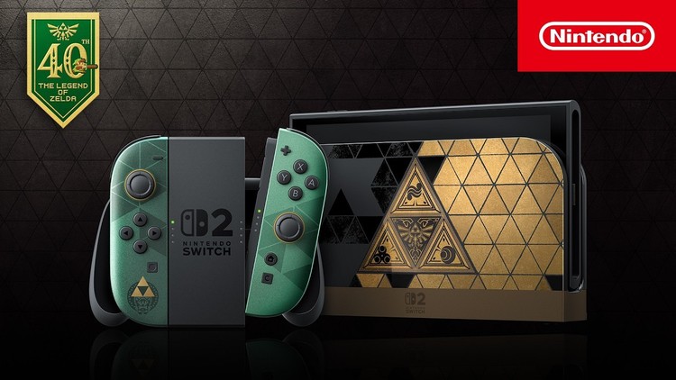 Nintendo Switch 2 – The Legend of Zelda – 40th Anniversary Edition