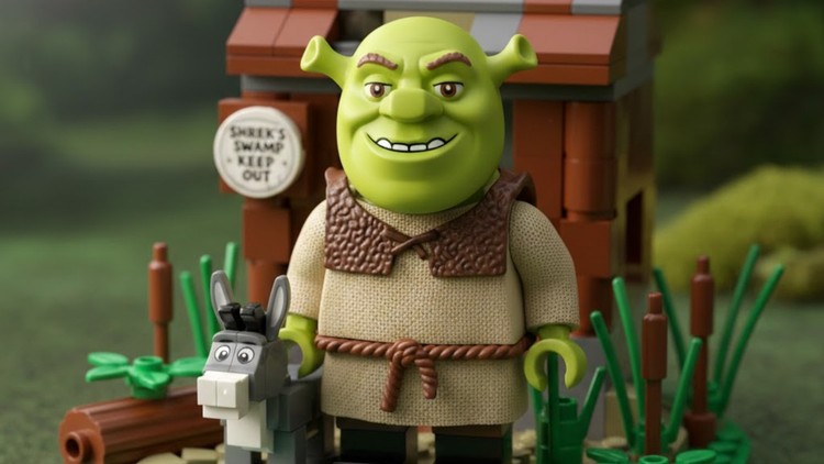 Tak mógłby wyglądać zestaw LEGO Shrek