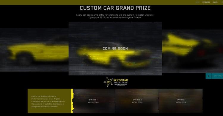 Samochód z Cyberpunka 2077 za 40 tys. dolarów jako nagroda w konkursie