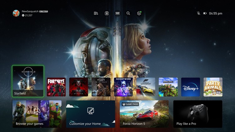 Microsoft prezentuje nowy Xbox Home. Zmiany w wyglądzie i układzie menu konsol