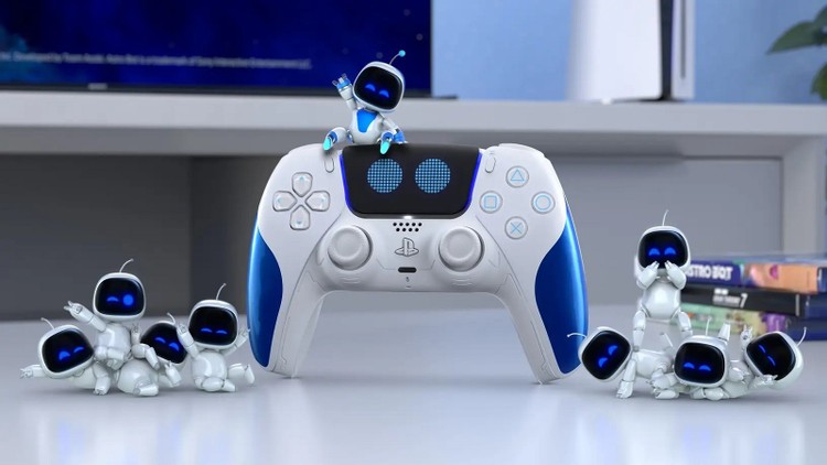 DualSense w limitowanej wersji inspirowanej grą Astro Bot