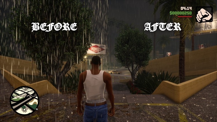 Gracze naprawiają deszcz w GTA: The Trilogy – Definitive Edition. Darmowy mod