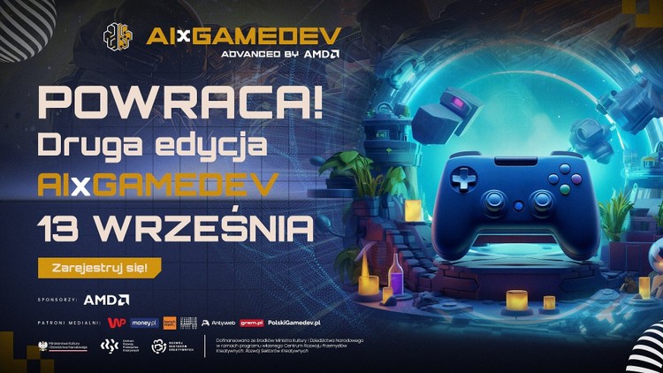 Wielkie wydarzenie w świecie gamedevu, AI x GAMEDEV advanced by AMD: Konferencja o przyszłości gamedevu