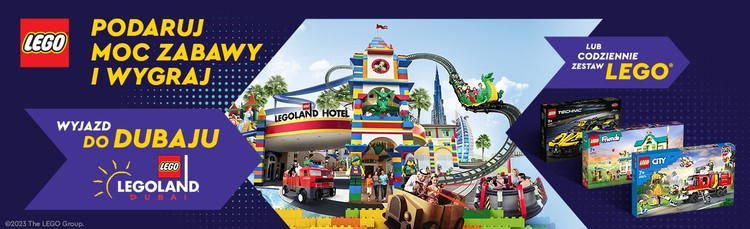 Kup zestaw klocków LEGO na Sferis.pl i wygraj wyjazd do Legolandu w Dubaju!