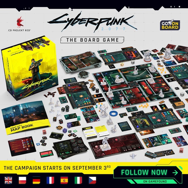 Cyberpunk 2077 – Gra Planszowa rusza z kampanią crowdfundingową na Gamefound