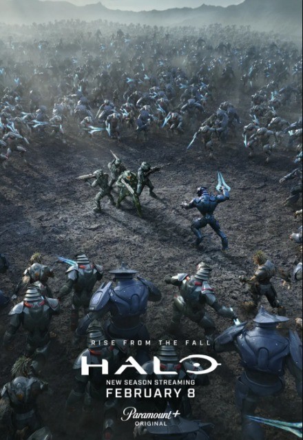 Master Chief na dwóch świetnych plakatach promujących 2. sezon serialu Halo