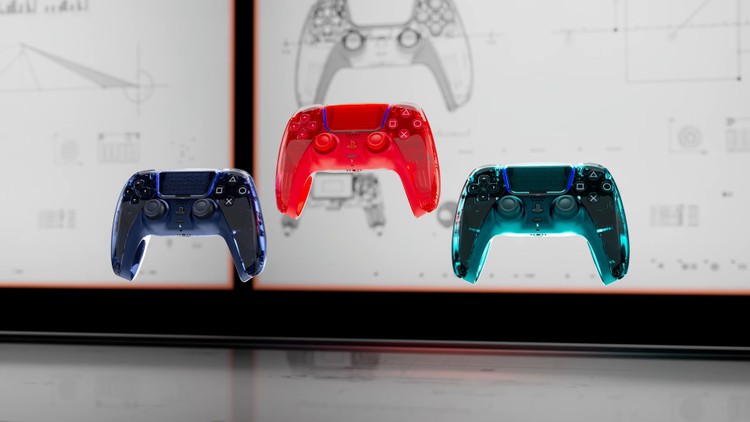 Kontrolery DualSense z kolekcji Prism