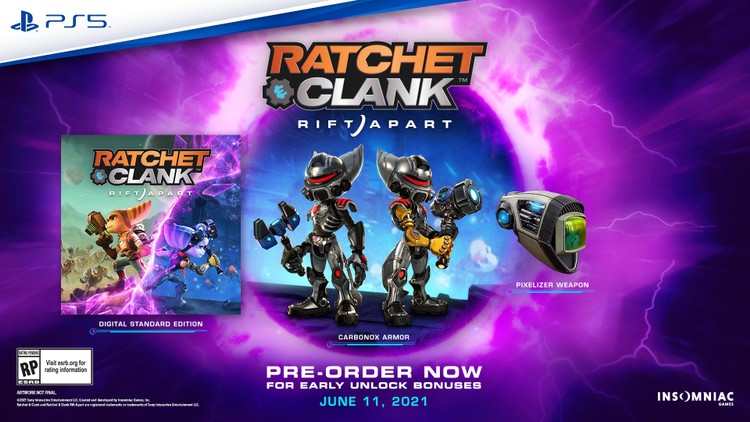 Mamy datę premiery Ratchet & Clank: Rift Apart. Będą pre-orderowe bonusy