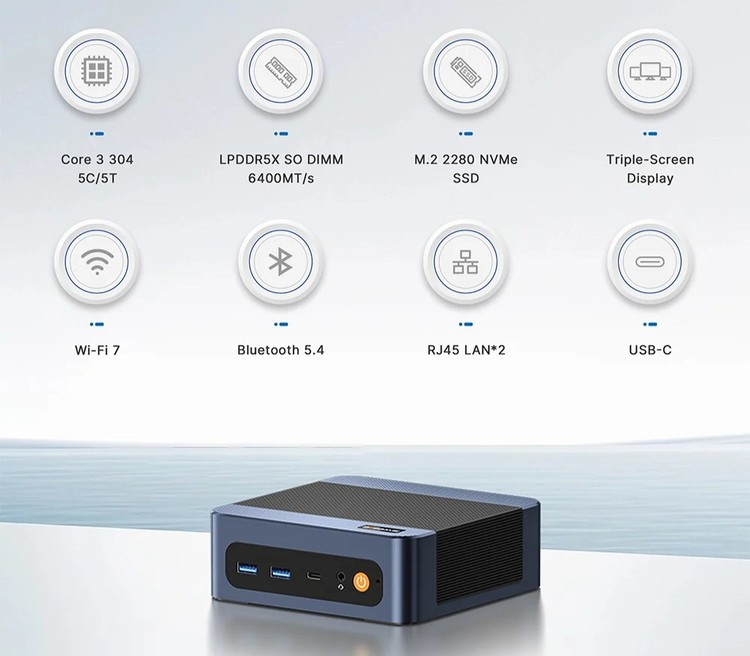 BOSGAME wypuszcza mini PC z CPU Wildcat Lake w cenie 440 USD