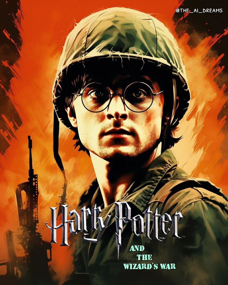 Harry Potter jako film wojenny rozgrywający się w Wietnamie, Harry Potter jako film wojenny. Nastoletni bohater na wojnie czarodziejów