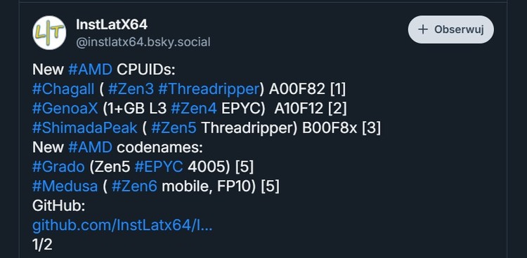 AMD przygotowuje Ryzen 9000G „Gorgon Point” i EPYC 4005 „Grado” dla gniazda AM5