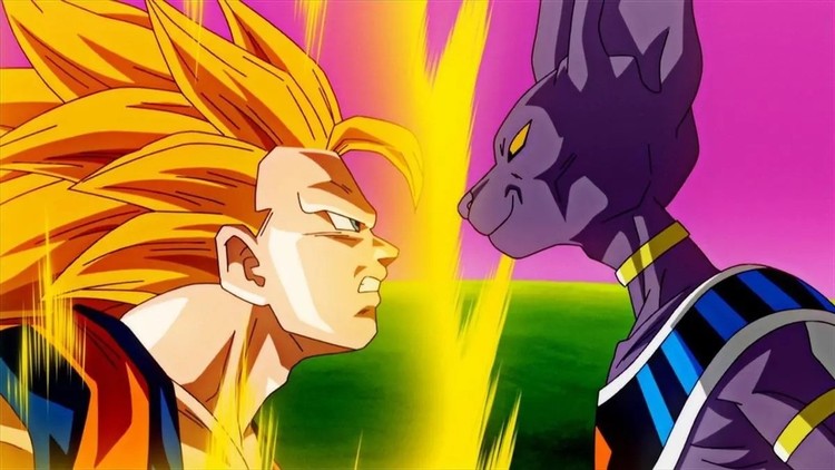 Kto wygrał pierwszą walkę Goku z Beerusem w Dragon Ball Super?