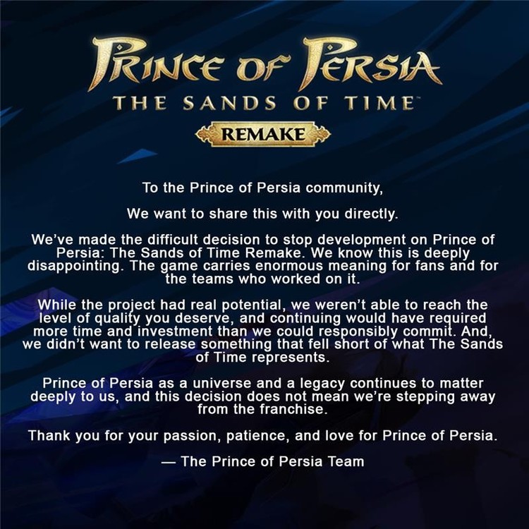 Prince of Persia: Sands of Time Remake