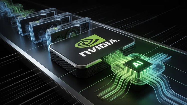 Nvidia – grafika wygenerowana przez AI