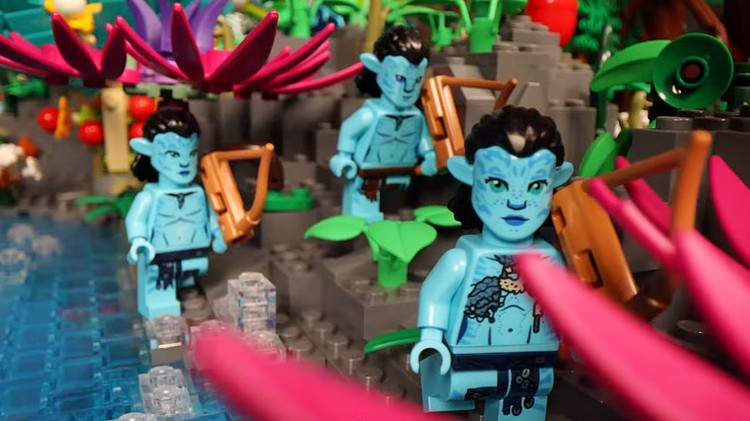 Avatar z imponującą dioramą z LEGO. Potrzebowano na to ponad 1 miliona klocków
