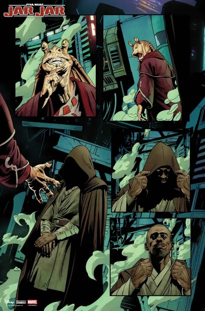 Pierwsze fragmenty komiksu Star Wars: Jar Jar, Najbardziej kontrowersyjna postać Gwiezdnych wojen dostała od Marvela szansę na odkupienie