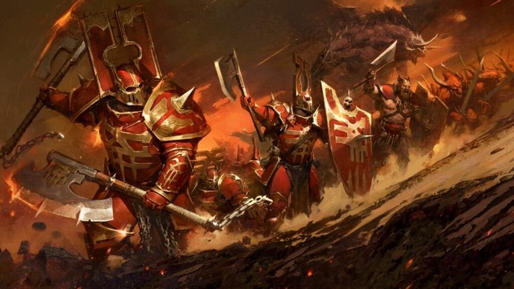 Khorne w pełnej krasie. Zestaw jednostek frakcji w Total War Warhammer 3