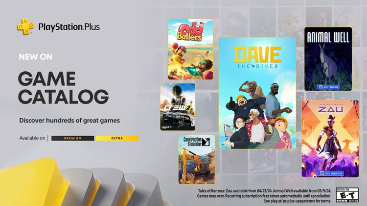 PS Plus Extra i Premium na kwiecień 2024. Dwie gry na premierę i hit 2023 roku