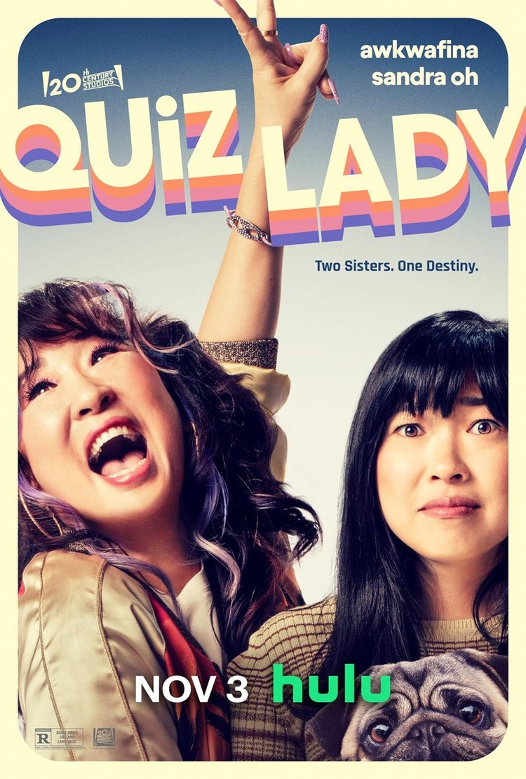 Quiz Lady z pierwszym zwiastunem i plakatem, Awkwafina i Sandra Oh w zwiastunie szalonej komedii Quiz Lady. Szykuje się jazda bez trzymanki