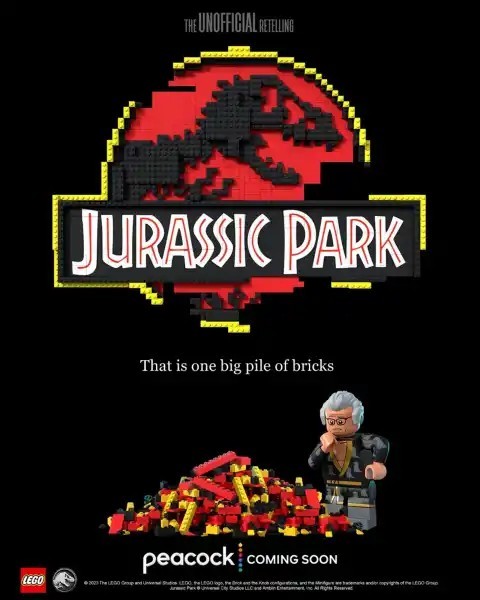 Zwiastun i plakat Lego Jurassic Park: The Unofficial Retelling, Jurassic Park wraca na ekrany dzięki animacji z Lego. Jest pierwszy zwiastun 
