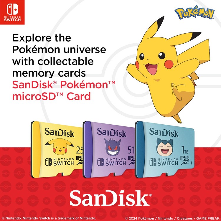 Western Digital SanDisk Pokémon