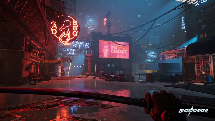 Cyberpunkowy Ghostrunner do sprawdzenia za darmo na PS4, Xboksie One i Switchu