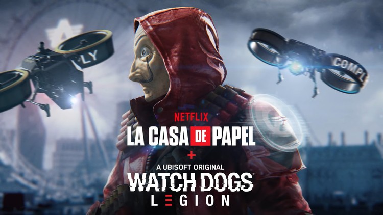 Dom z papieru przejmuje Watch Dogs: Legion. Ubisoft zaprasza na nowy crossover