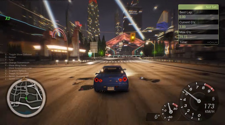 Fanowski remake Need for Speed Underground 2 zachwyca na nowym gameplayu