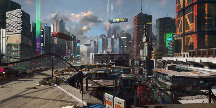 Cyberpunk 2077 z dwukrotnie większą mapą od GTA V. Ogromny świat gry