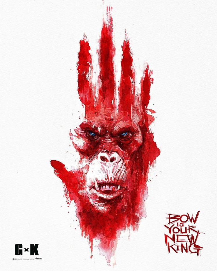 Godzilla x Kong: The New Empire – pierwsze plakaty i nowa grafika, Godzilla x Kong z pierwszymi plakatami. Grafika ujawnia nowy wygląd Króla Potworów