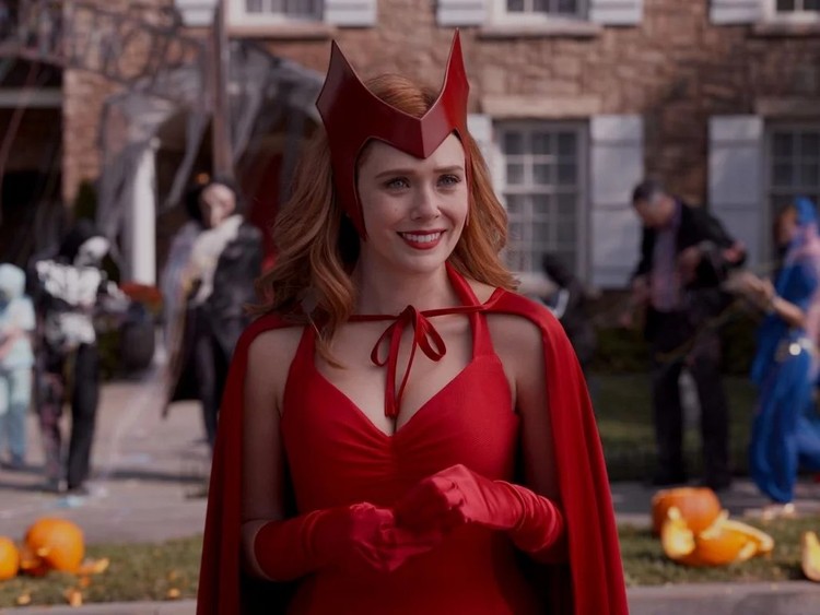 Scarlet Witch w serialu WandaVision, dostępnym na Disney+