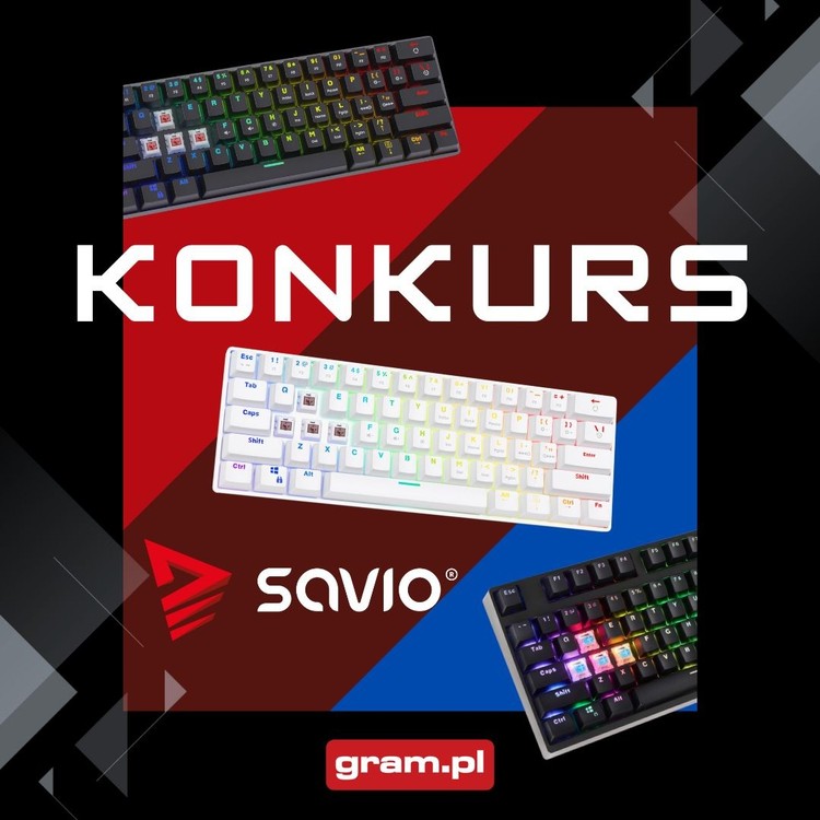 Weźcie udział w konkursie i zgarnijcie jedną z trzech klawiatur od firmy Savio!