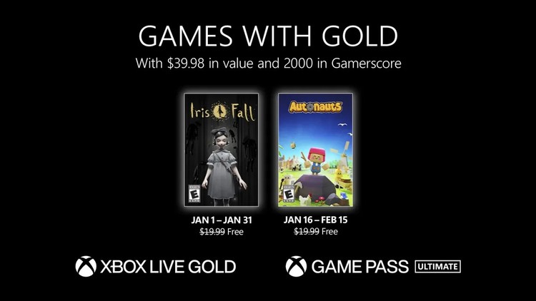 Games with Gold na styczeń 2022. Microsoft ujawnia kolejną słabą ofertę