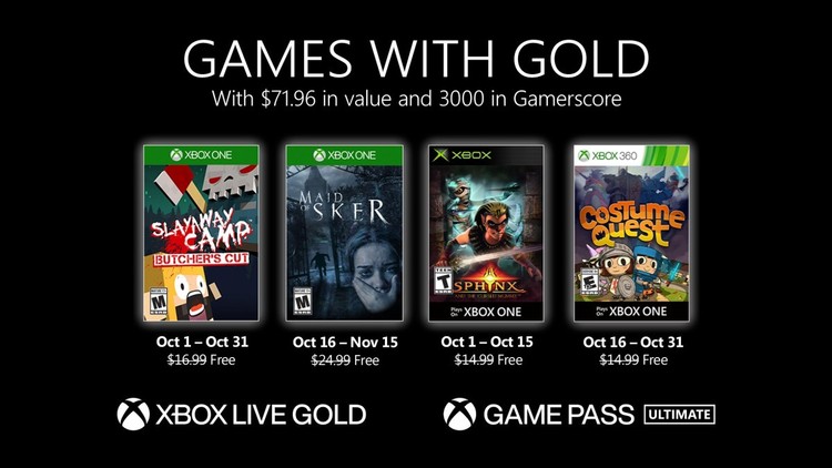 Poznaliśmy ofertę Games with Gold na październik. Microsoft stawia na straszenie