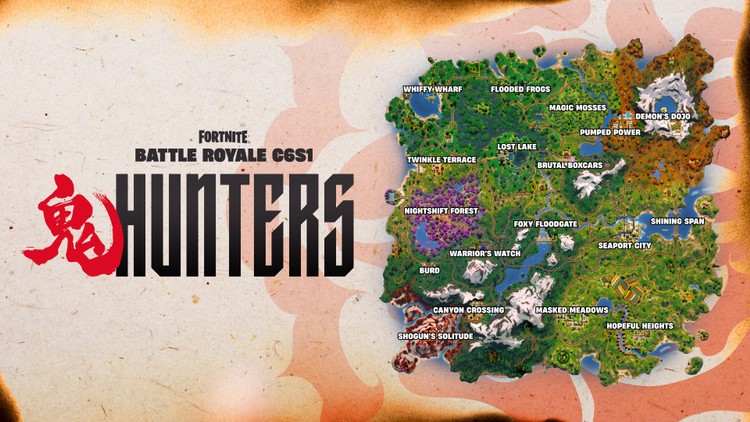 Fortnite Chapter 6 Hunters map