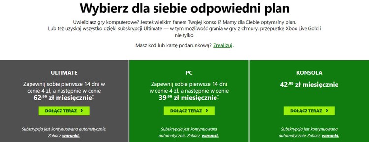 Xbox Game Pass za 4 zł tylko na 14 dni. Microsoft skraca okres próbny, Xbox Game Pass za 4 zł już nie na miesiąc. Microsoft zmienia warunki promocji