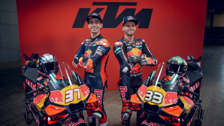 Red Bull KTM – od lewej Pedro Acoasta, Brad Binder