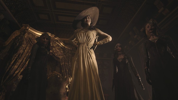 Zamek Lady Dimitrescu z Resident Evil Village odtworzony w grze Dreams na PS5