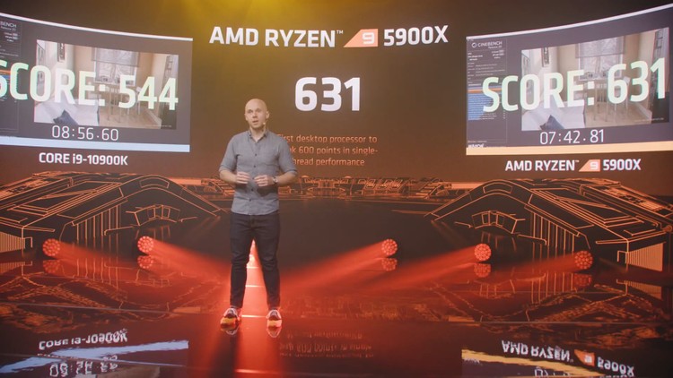 AMD Ryzen 9 5900X vs i9-10900K – rdzeń rdzeniowi nierówny, Procesory AMD Ryzen 5000 są przerażające