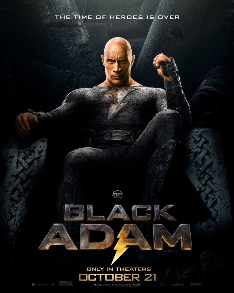 Black Adam – fabuła, Black Adam na nowym plakacie. DC Comics przypomina o premierze filmu