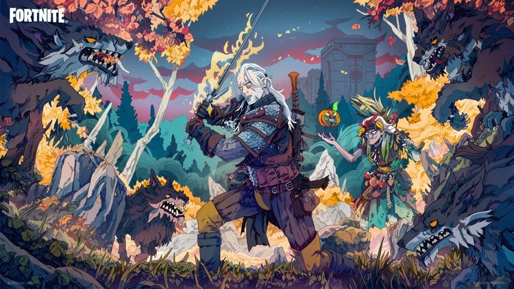 Geralt z Rivii już dostępny w karnecie bojowym Fortnite