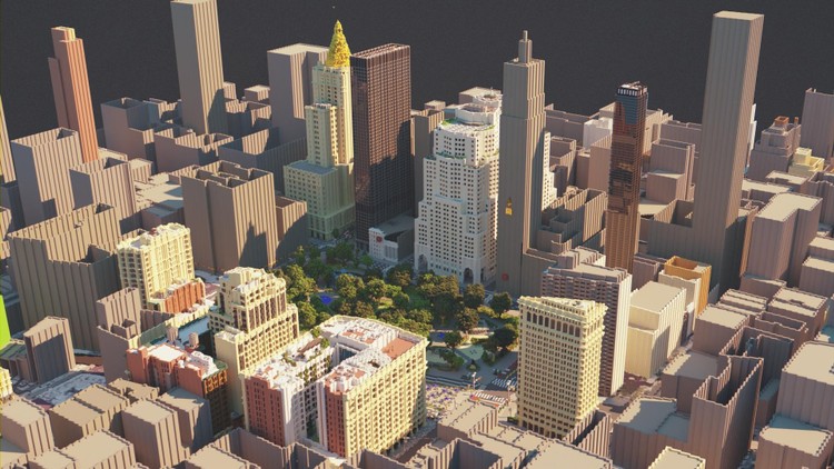 Prawie 3000 osób buduje Nowy Jork w Minecrafcie. Imponujący projekt fanów