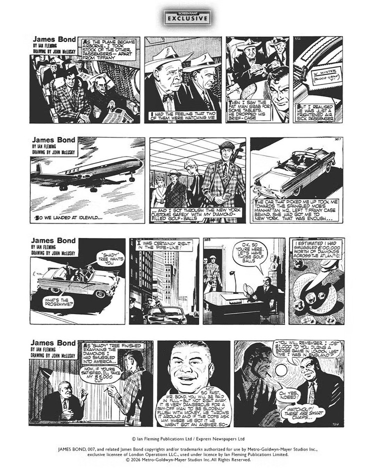 Ian Fleming’s James Bond Signature Comic Strip Collection Vol. 1