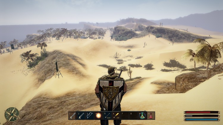 Jak nazywa się pustynna kraina występująca w grze?