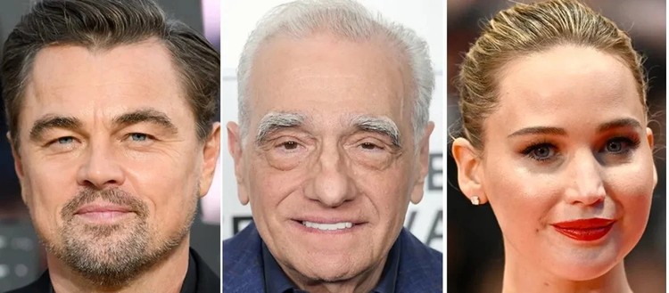 DiCaprio, Scorsese, Lawrence