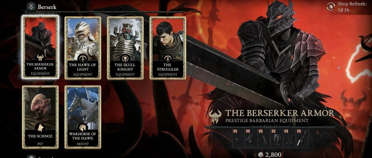 Diablo 4 – zestawy z Berserka