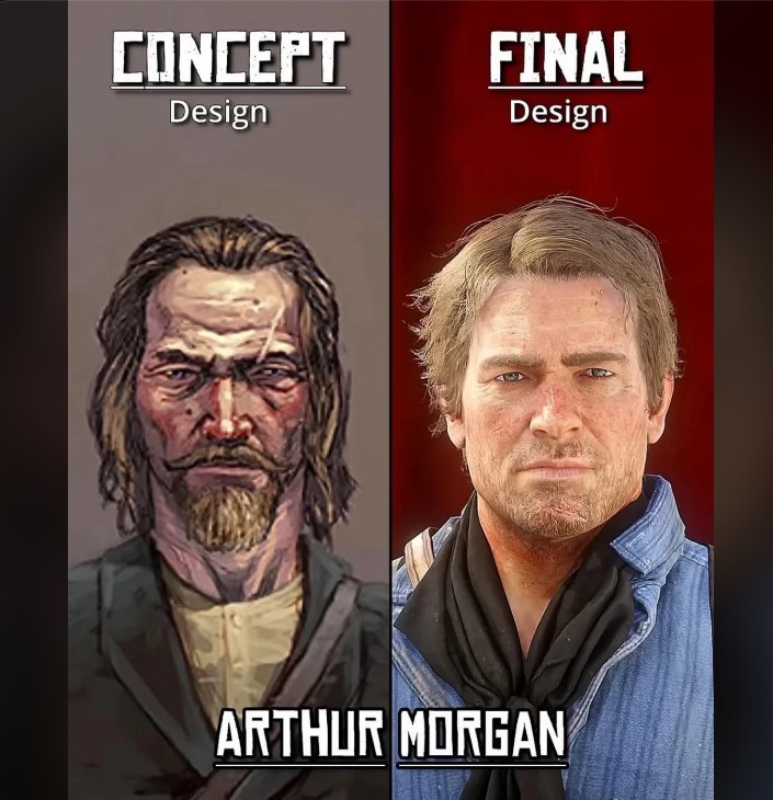 Wygląd jednak ma znaczenie?, Arthur Morgan miał wyglądać znacznie gorzej. Fani zgodnie twierdzą, że nie stałby się tak kultowy
