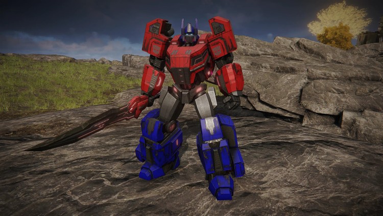 Optimus Prime w Elden Ring: Nightreign