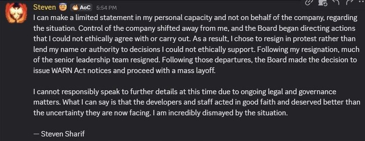 Oświadczenie Stevena Sharifa